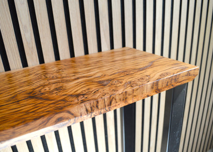 Brown Oak Console
